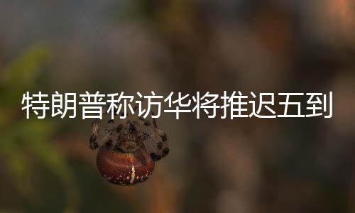特朗普称访华将推延五到六周，中方回应