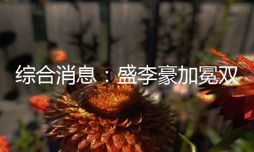 综合动静：盛李豪加冕双冠王 中国5金暂居金牌榜第三