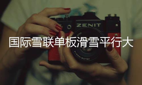 国际雪联单板滑雪平行大反转展转天下杯美林站将发生4块金牌