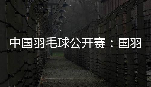 中国羽毛球公然赛:国羽突入五项决赛 女双提早包办冠亚军