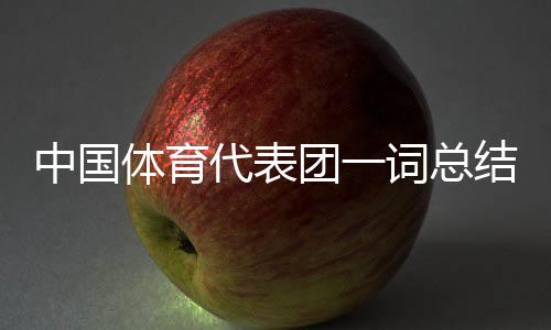 中国体育代表团一词总结中国队巴黎奥运会表现:冲破