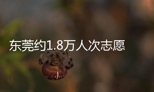 东莞约1.8万人次自愿者将投入十五运会和都会办事