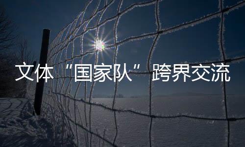 体裁“国度队”跨界交换——果断文明自傲 积储精力动能