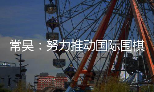 常昊:尽力鞭策国际围棋同盟法则的拟定和实行