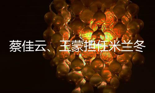蔡佳云、王蒙担负米兰冬残奥会落幕式中国体育代表团旗头
