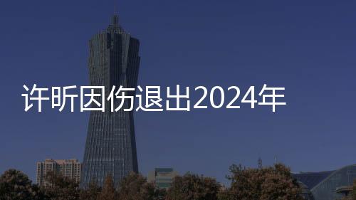 许昕因伤加入2024年天下乒乓球锦标赛男人单打比赛