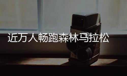 近万人畅跑丛林马拉松 肘子、锅包肉补给站很“西南”